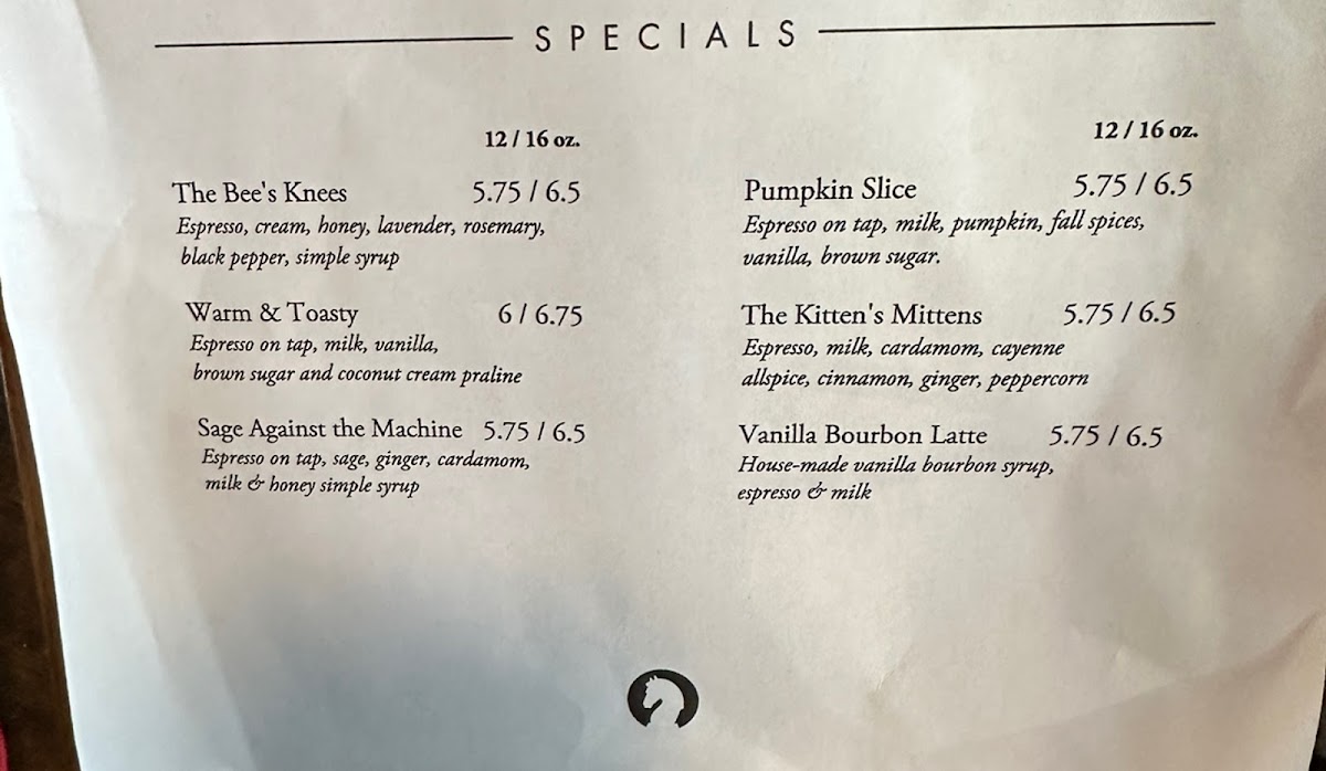 Archive Coffee & Bar Menu - Image 3